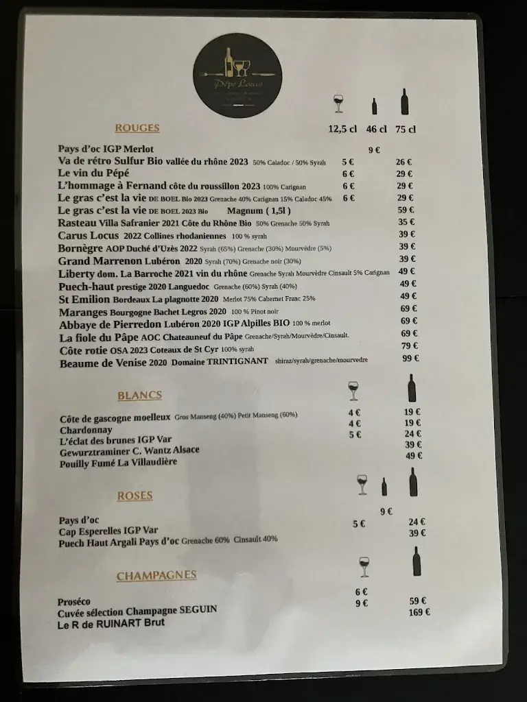 Menu_Pépé Louis_Montluçon_immagine_2