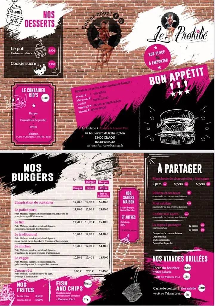 Menu_Le Prohibé_Craon_image_1
