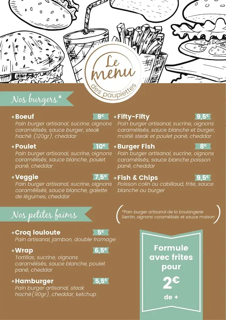 Menu_Les Paupiettes Food Truck_Craon_image_1