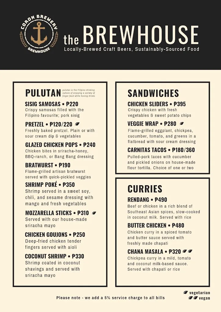 Menu_The BrewHouse_Philippines_immagine_2