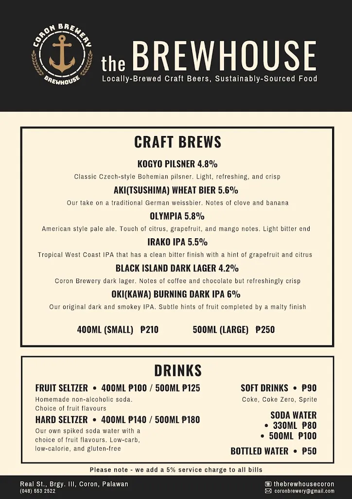 Menu_The BrewHouse_Philippines_immagine_3