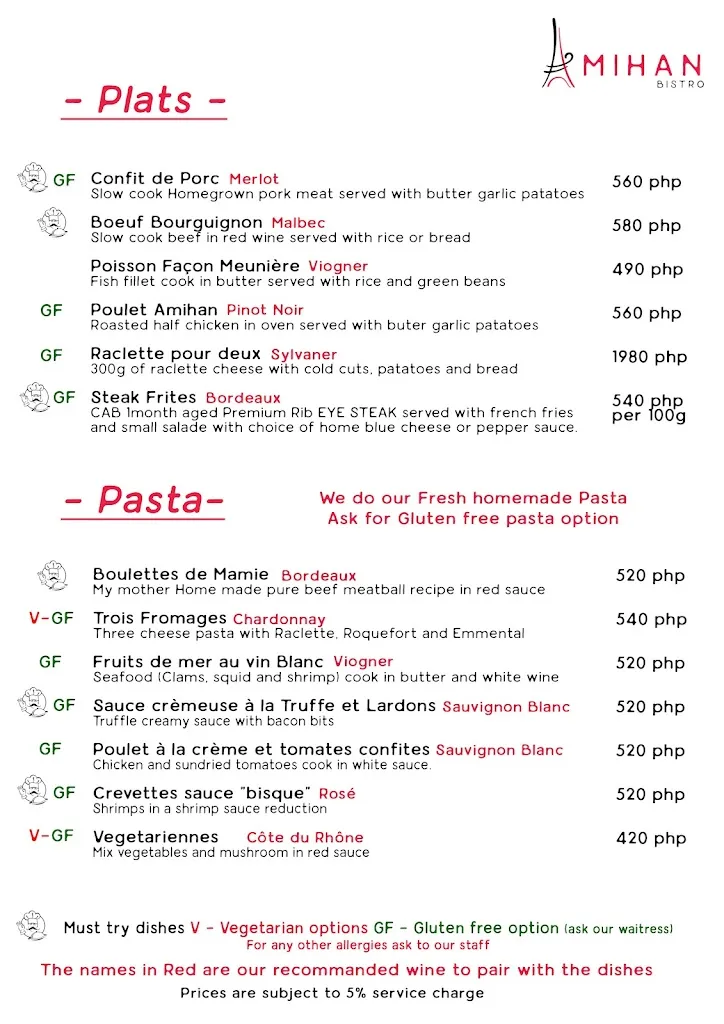 Menu_Amihan bistro_Philippines_image_2