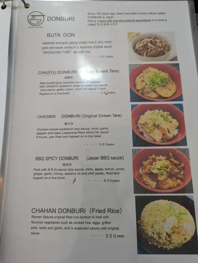 Menu_Ramen Sakura Coron/Palawan _Philippines_immagine_3