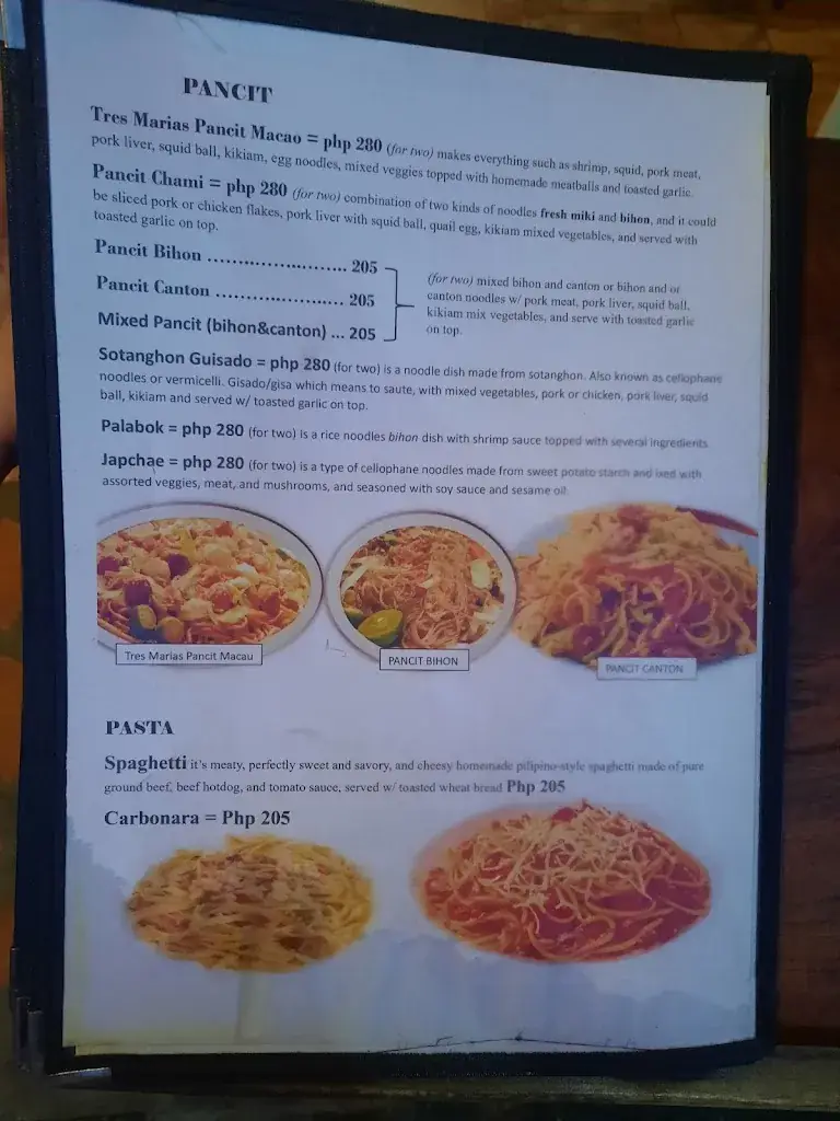 Menu_Tres Marias Silog & Goto Haws_Philippines_image_2