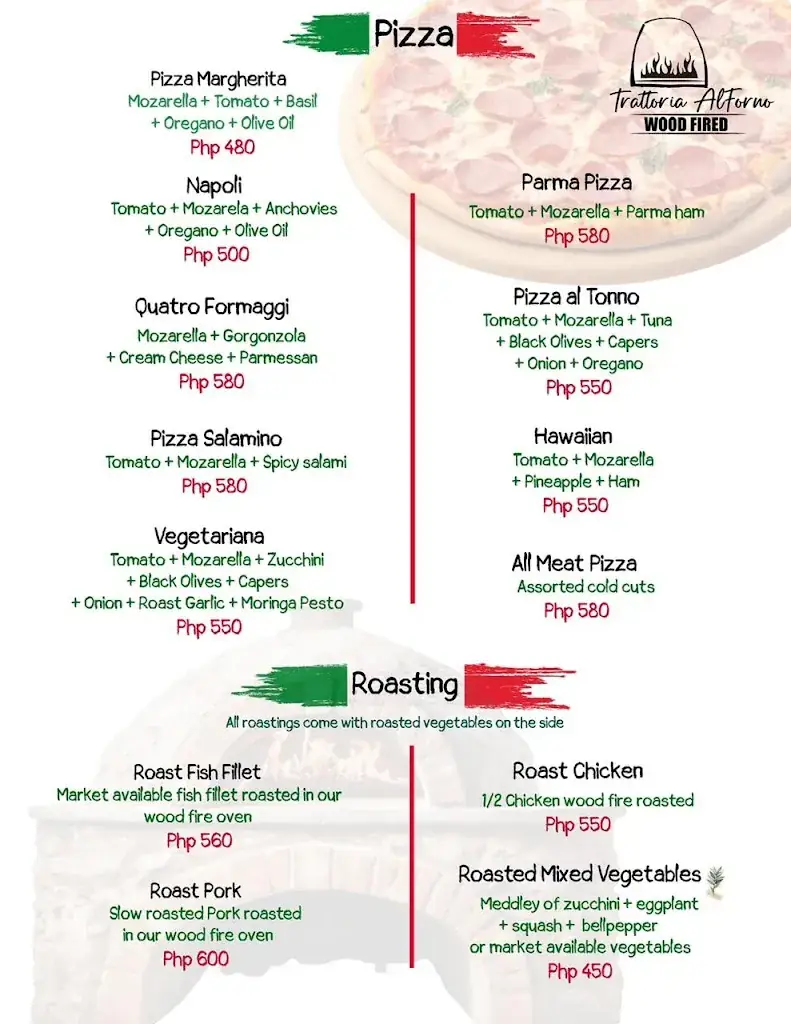 Menu_Trattoria AlForno Coron_Philippines_immagine_2