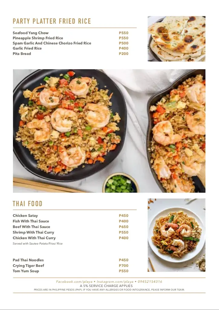 Menu_Playa Bar and Restaurant Coron_Philippines_image_4