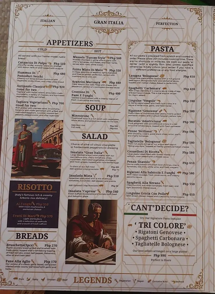 Menu_GRAN' ITALIA_Philippines_image_1