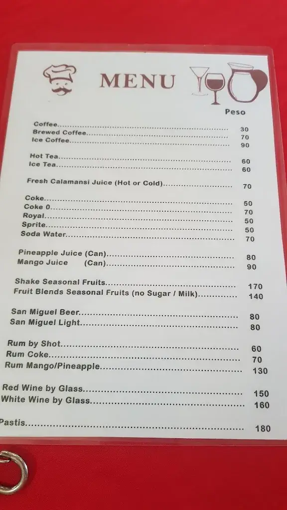 Menu_Winnie's Resturant_Philippines_image_2