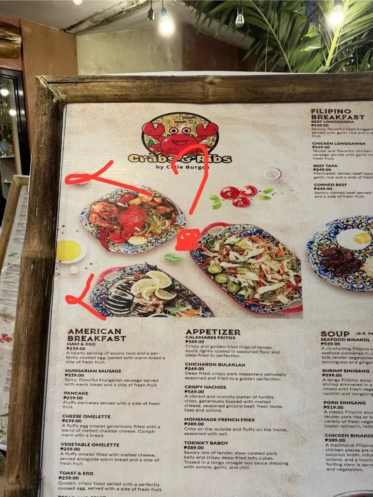 Menu_Crabs & Ribs by Calle Burgos_Philippines_image_2