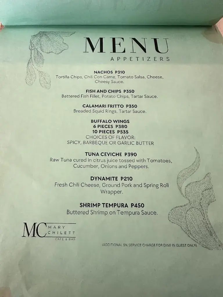 Menu_Mary Chilett Cafe & Bar_Philippines_image_4