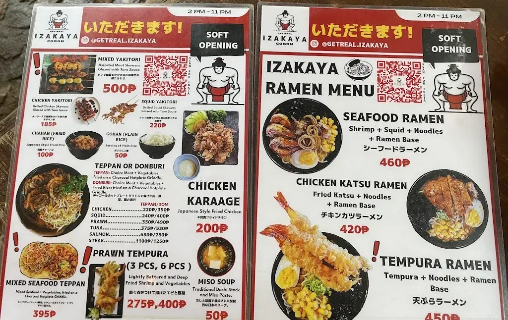 Menu_Izakaya Coron_Philippines_image_4