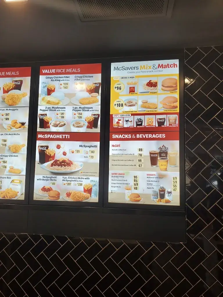 Menu_McDonald's - Coron_Philippines_image_3