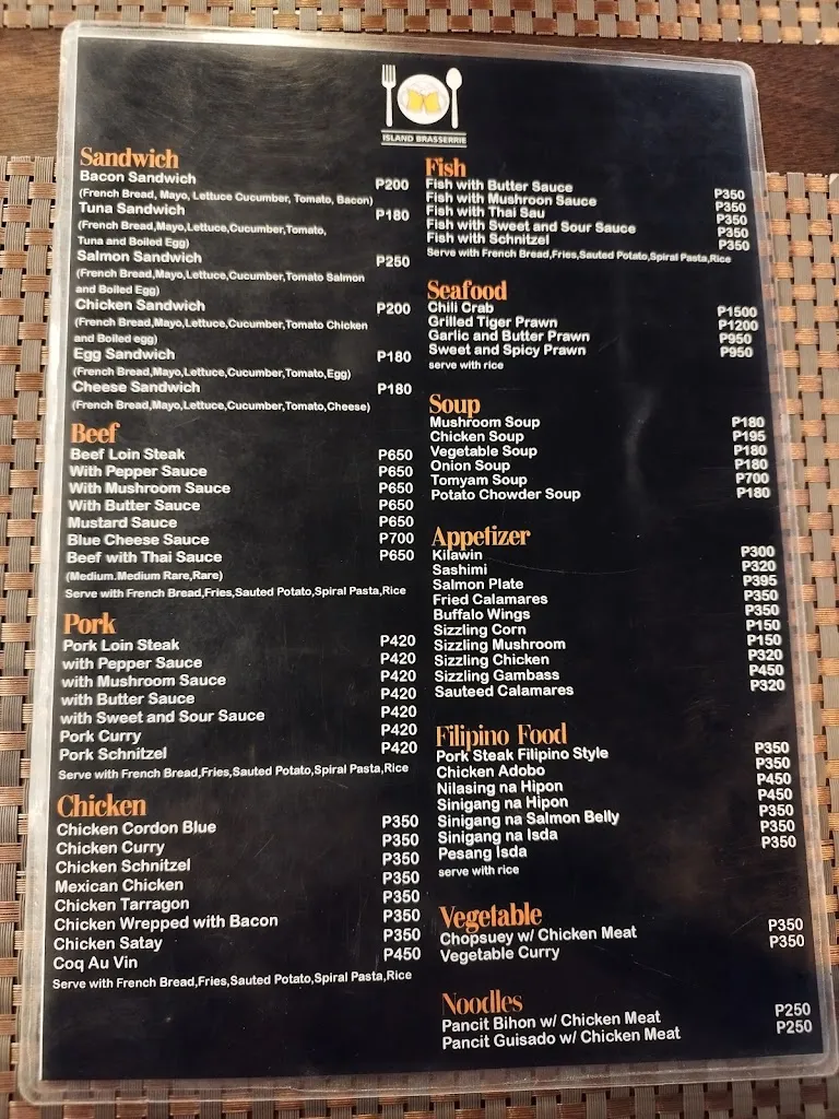 Menu_Island Brasserie_Philippines_image_3