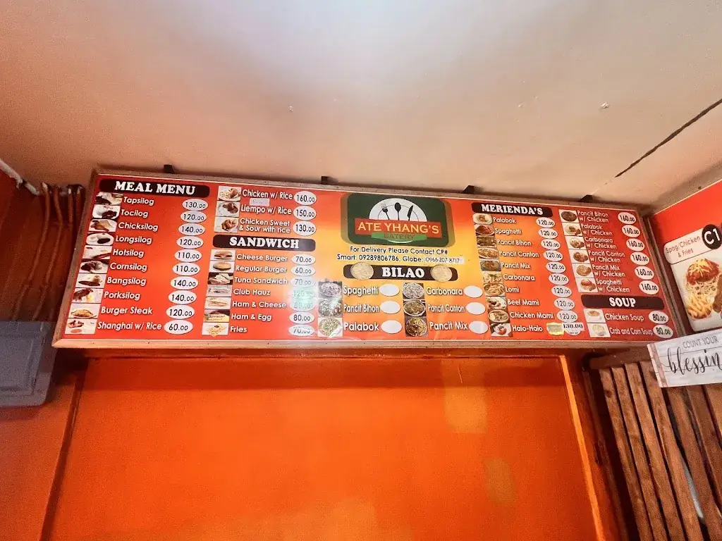 Menü_Ate Yhang's Eatery_Philippines_Bild_2