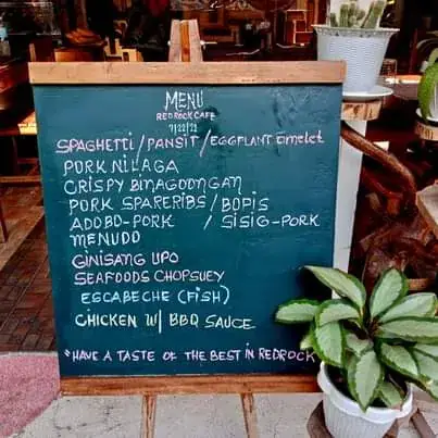 Menu_Red Rock Coron Snack House_Philippines_immagine_3