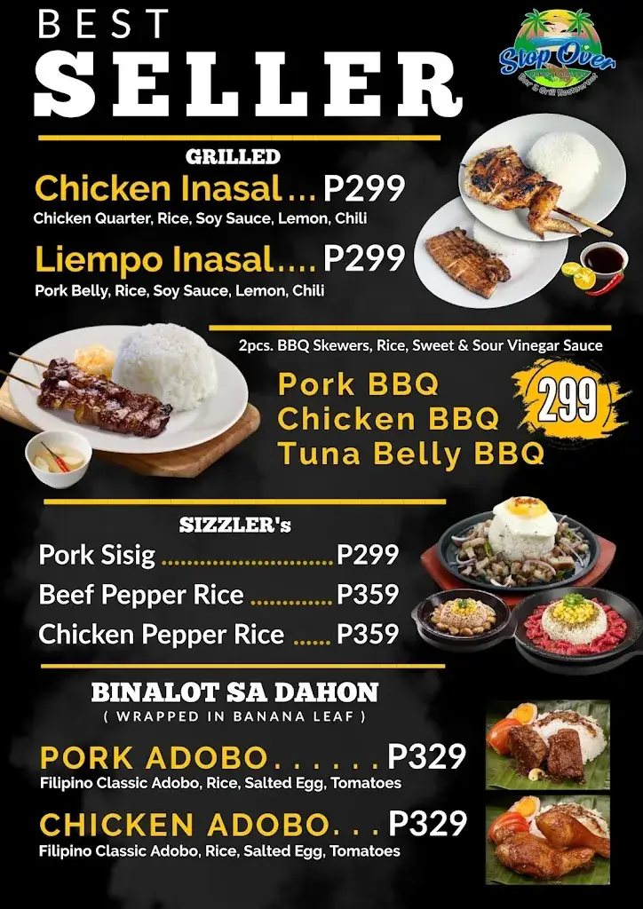 Menu_Stop Over Bar & Grill Restaurant_Philippines_image_1
