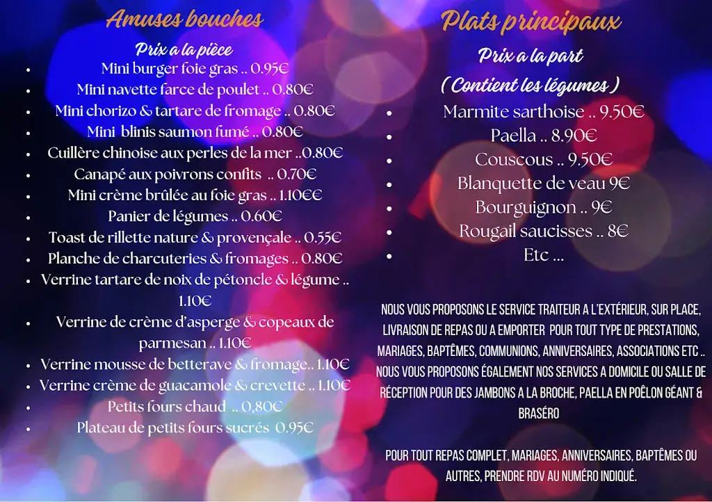 Menu_Ô BON SARTHOIS ( restaurant & traiteur )_Écommoy_image_1