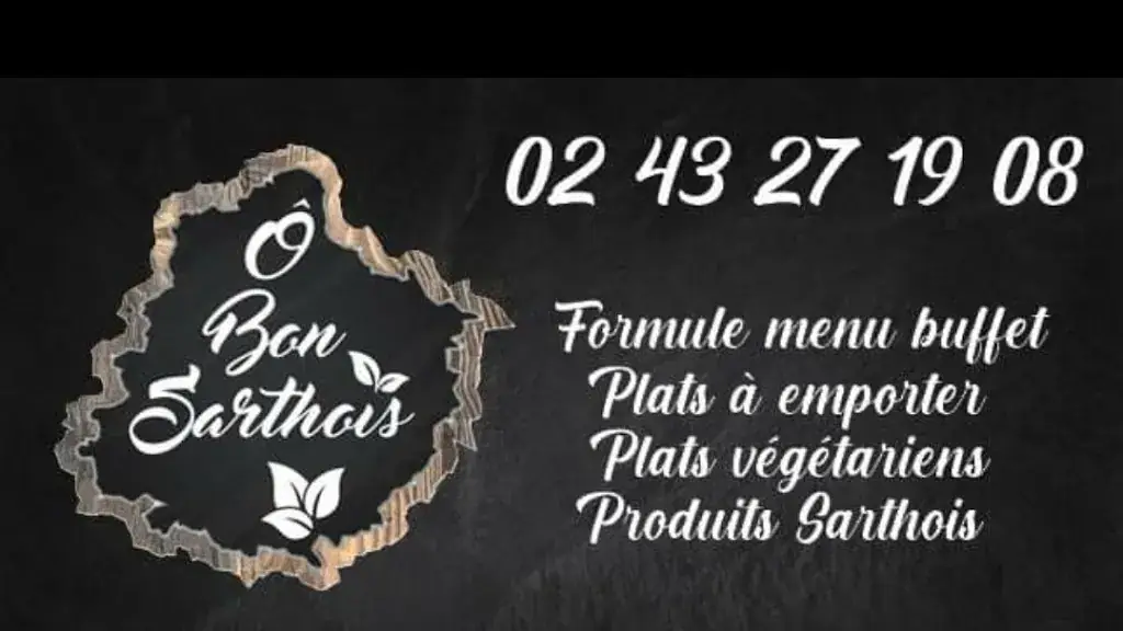 Menu_Ô BON SARTHOIS ( restaurant & traiteur )_Écommoy_image_4