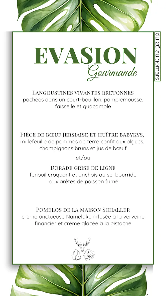Menu_Restaurant l'Auberge de Bagatelle_Mans_image_1