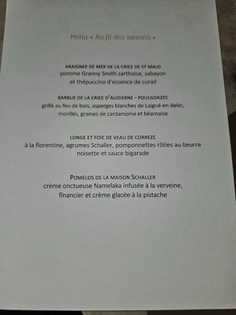 Menu_Restaurant l'Auberge de Bagatelle_Mans_image_2
