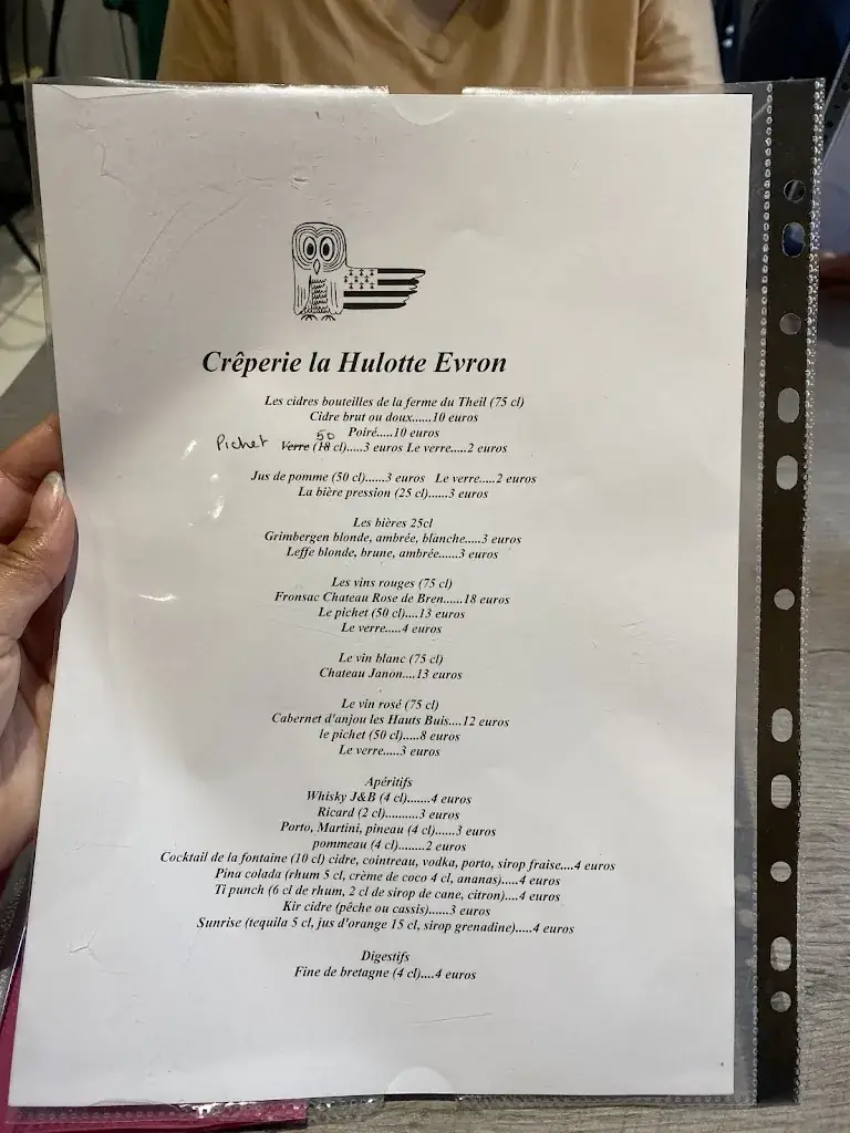 Menu_La Hulotte_Évron_image_3