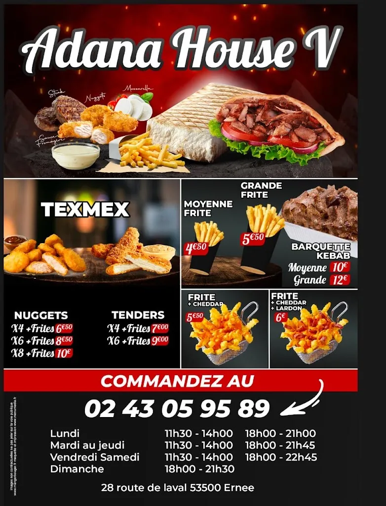 Menu_Adana House V_Ernée_image_2