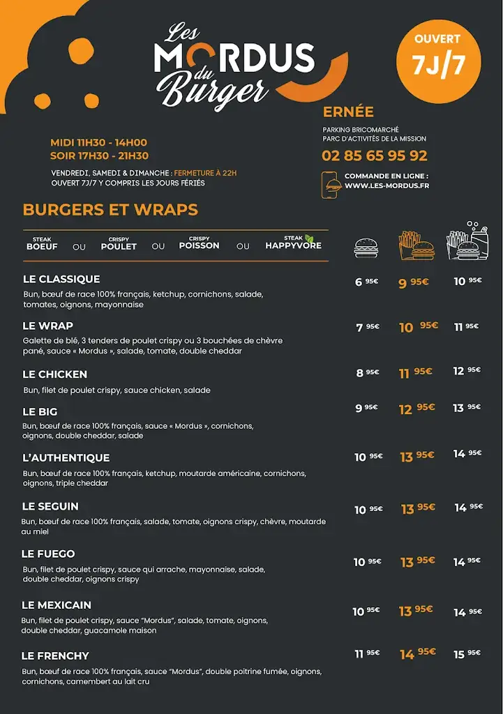 Menu_Les Mordus du Burger_Ernée_image_2
