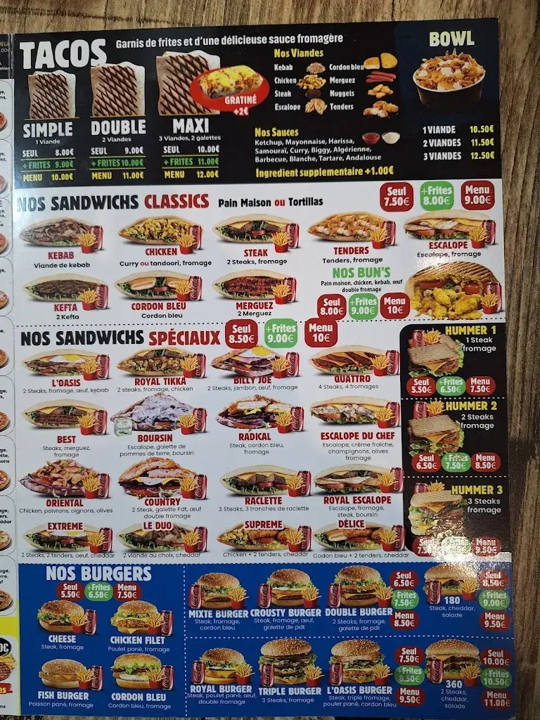 Menu_L'oasis food_Ernée_immagine_2