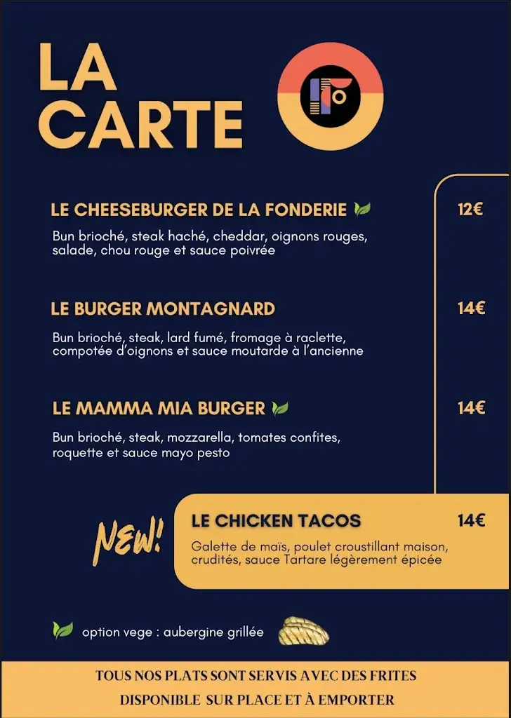Menu_LA FONDERIE ERNEE_Ernée_image_1