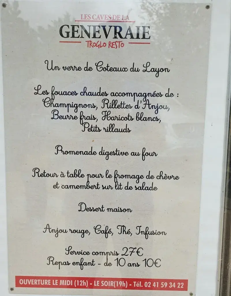 Menu_Restaurant Les Caves de la Genevraie_Louresse-Rochemenier_image_1