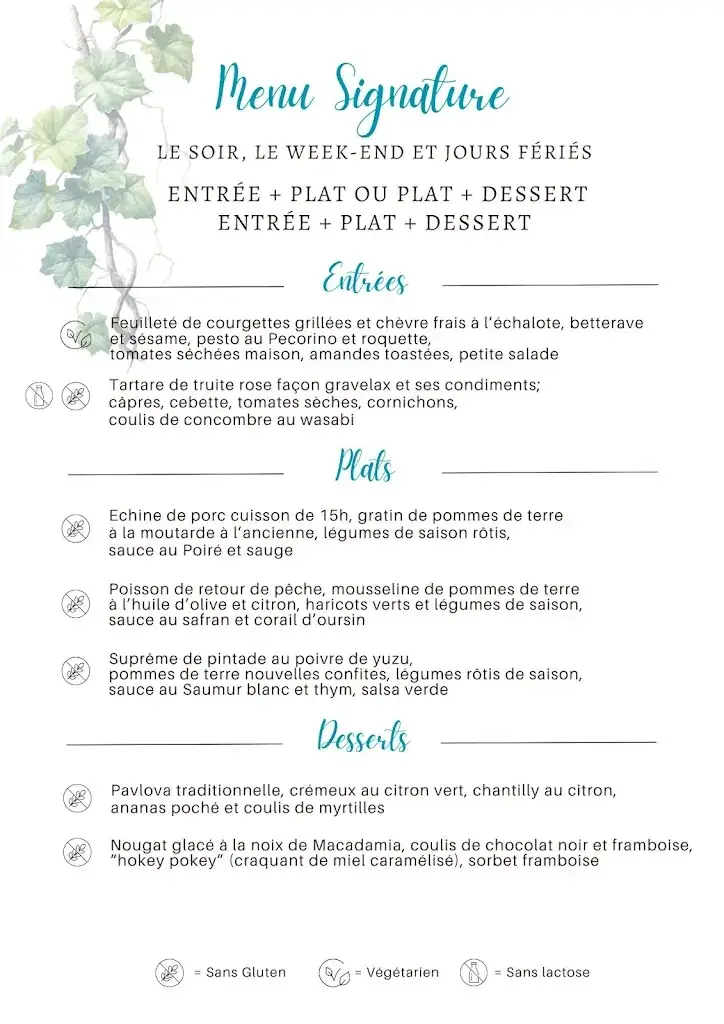 Menu_Les Dames De La Loire_Ulmes_image_3