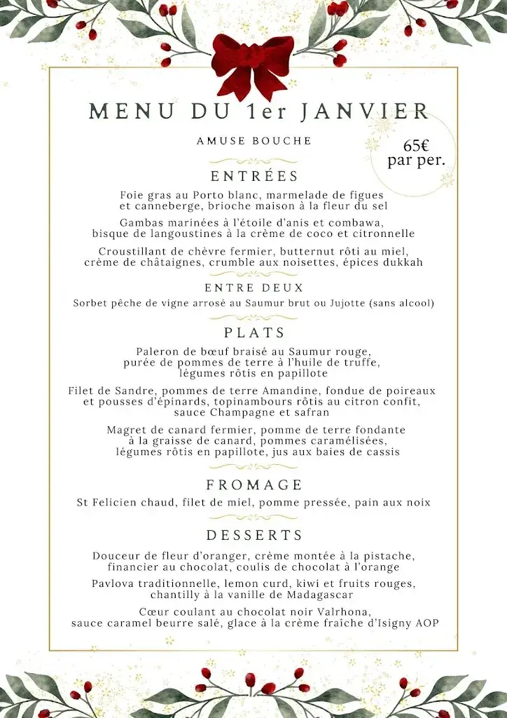 Menu_Les Dames De La Loire_Ulmes_image_4