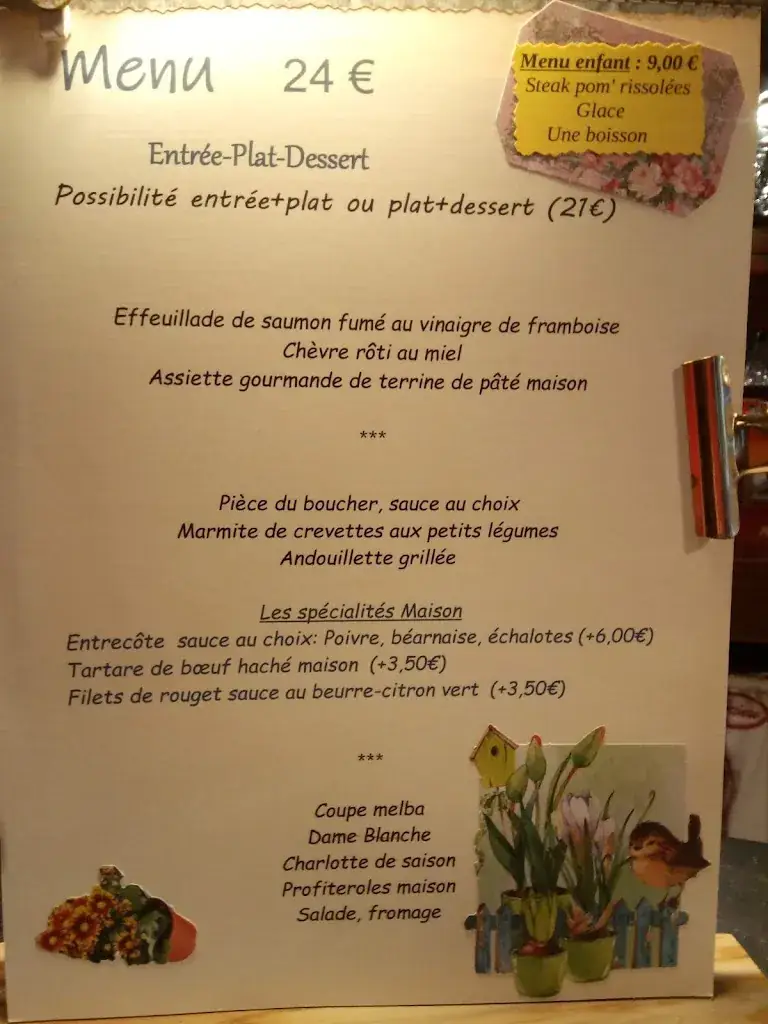 Menu_Restaurant Le Mans Gare Sud - Le Chemin de la Table_Mans_image_2