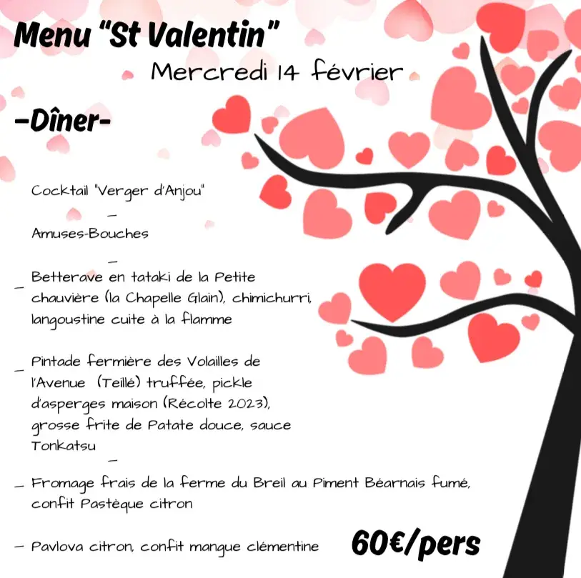 Menu_Restaurant Le Chalet_Vallons-de-l'Erdre_image_1