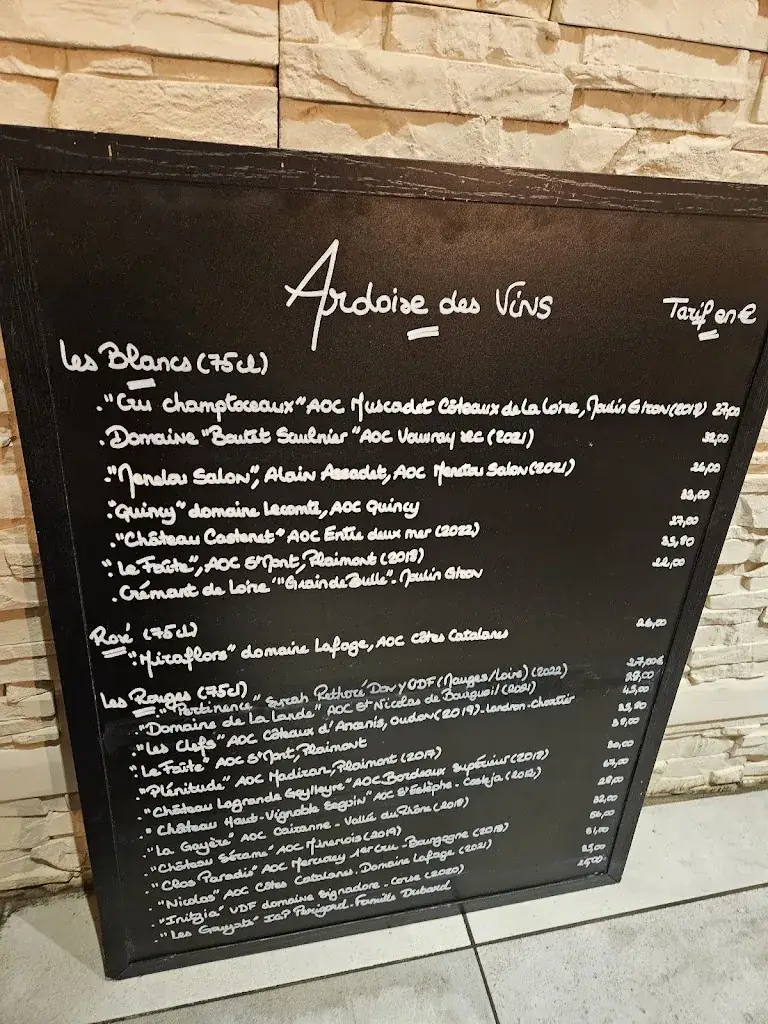 Menu_Restaurant Le Chalet_Vallons-de-l'Erdre_image_3