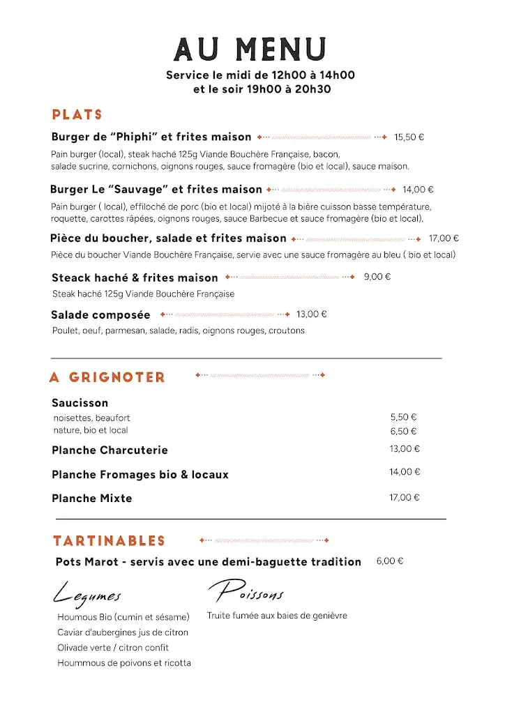 Menu_La Cale Sauvage - Guinguette _Frossay_image_4
