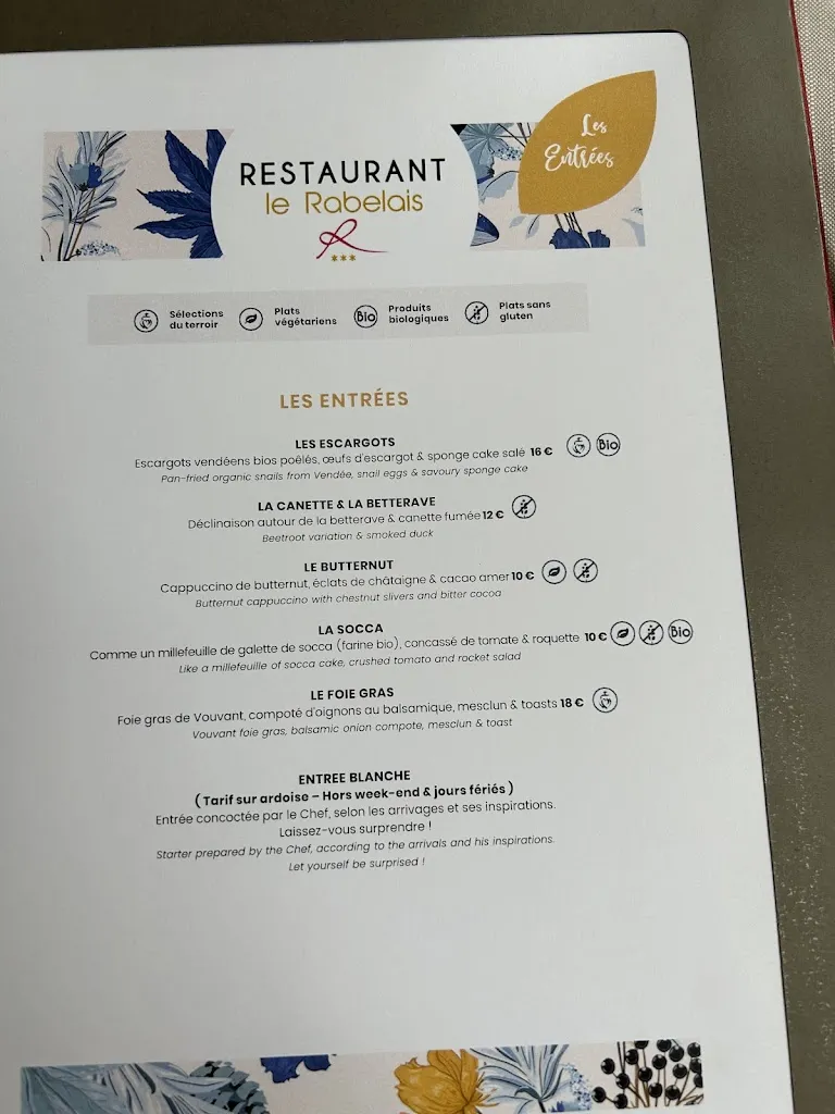 Menu_Restaurant @ Le Rabelais_Fontenay-le-Comte_image_4