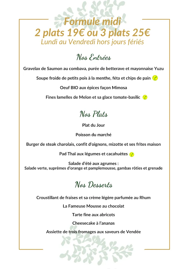 Menu_Restaurant La Glycine_Fontenay-le-Comte_image_4
