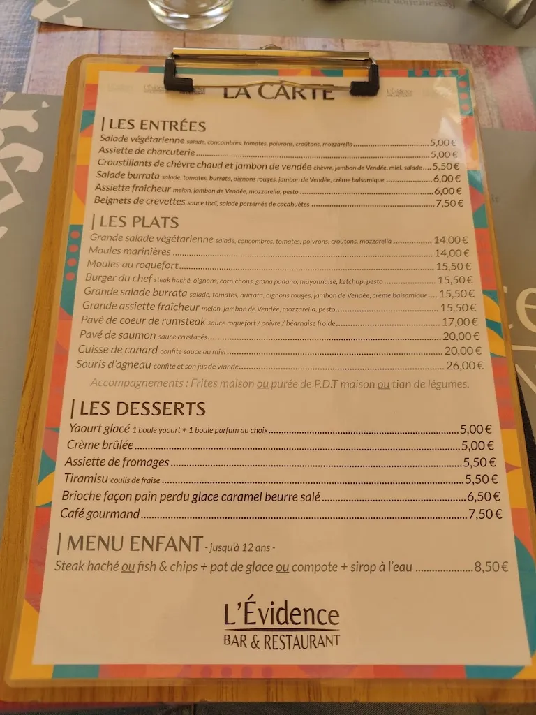 Menu_L’Évidence_Fontenay-le-Comte_image_1