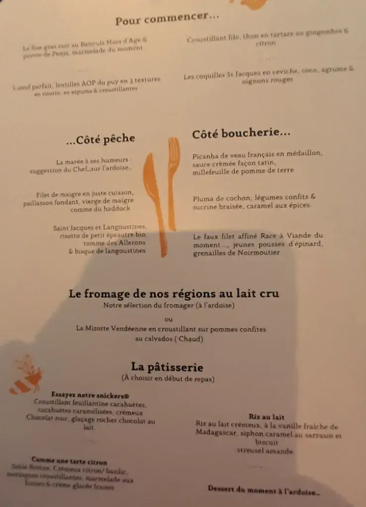 Menu_Restaurant Le Pelican dans le 44_Geneston_image_1