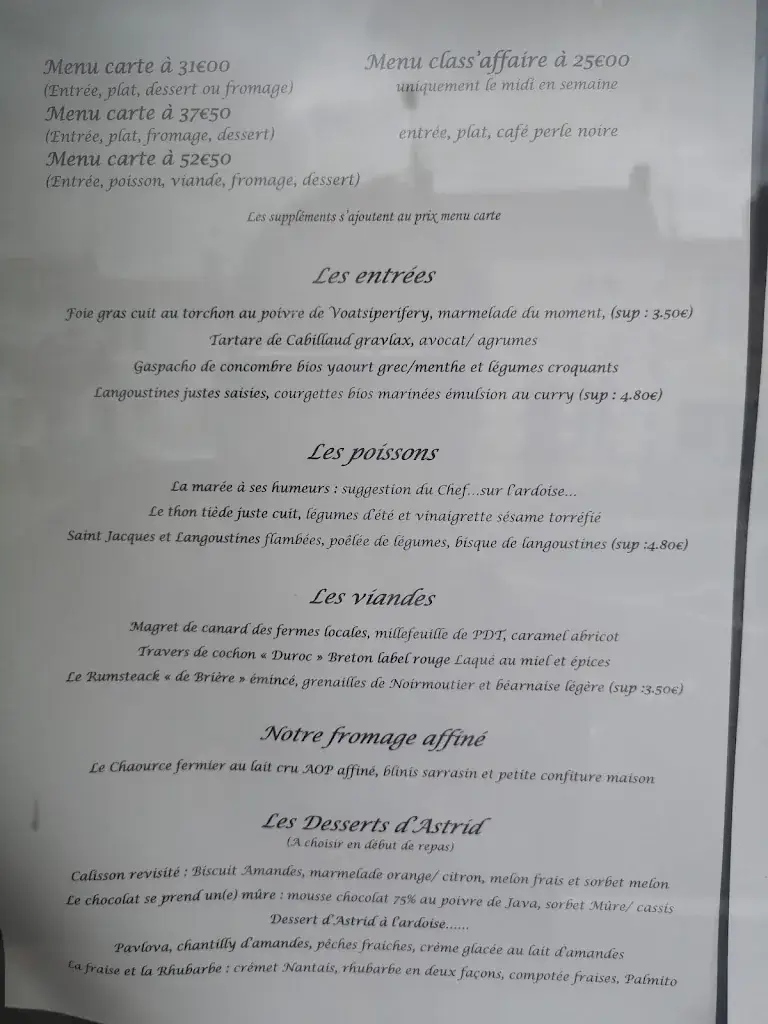 Menu_Restaurant Le Pelican dans le 44_Geneston_image_3