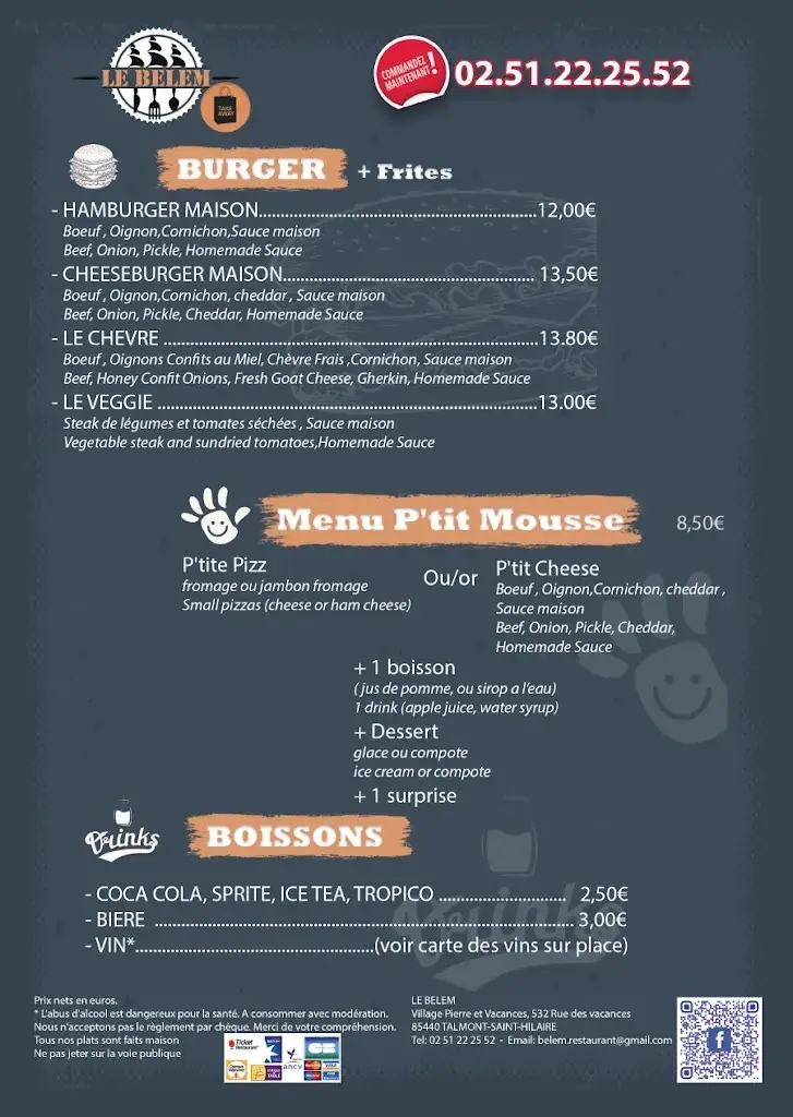 Menu_Le Belem Restaurant_Talmont-Saint-Hilaire_image_3