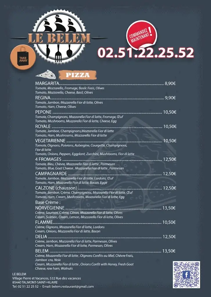 Menu_Le Belem Restaurant_Talmont-Saint-Hilaire_image_4