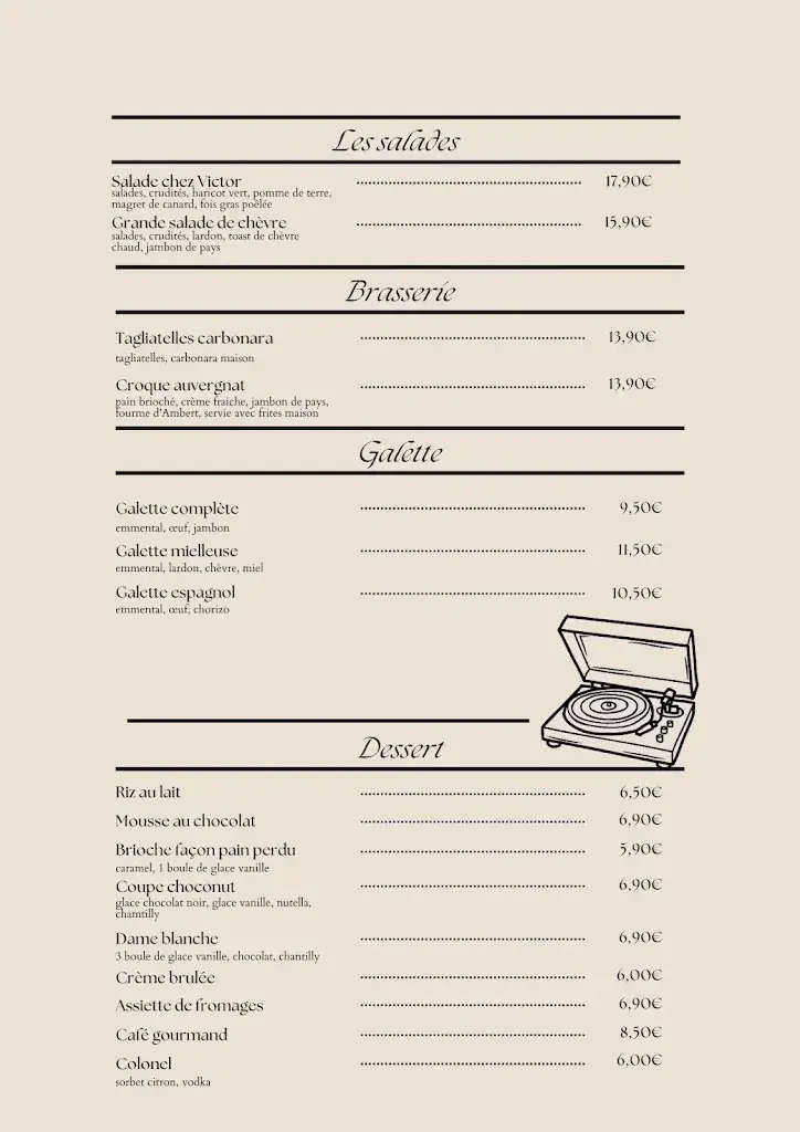 Menu_Chez Victor_Guécélard_image_2