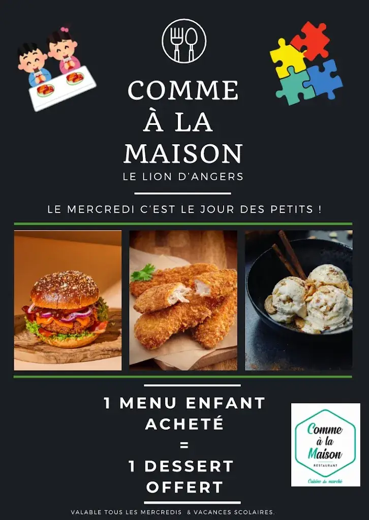 Menu_Restaurant Comme à la Maison_Lion-d'Angers_image_2