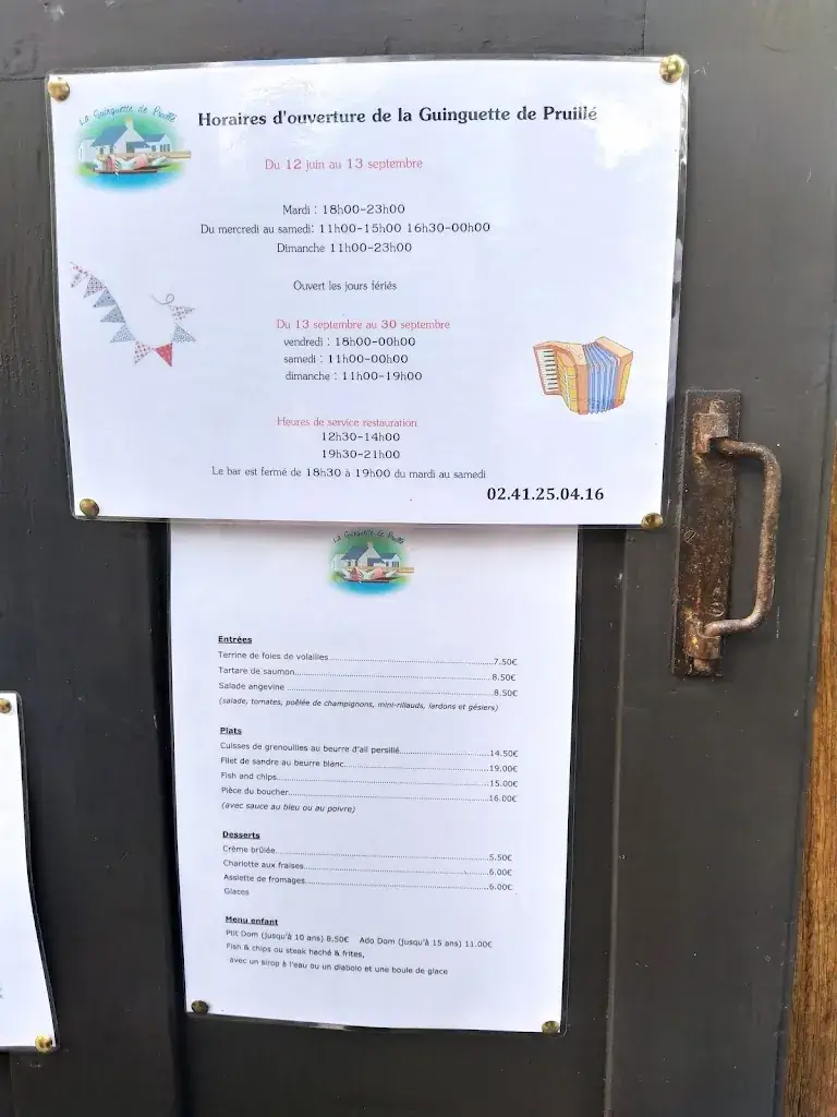 Menu_La Guinguette de Pruillé_Longuenée-en-Anjou_image_3