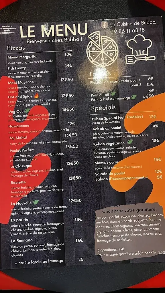 Menu_La cuisine de Bubba_Gorron_image_1