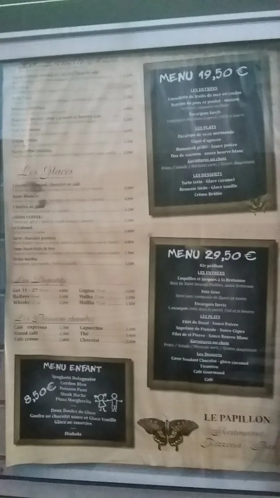 Menu_Restaurant Le Papillon_Gorron_image_3