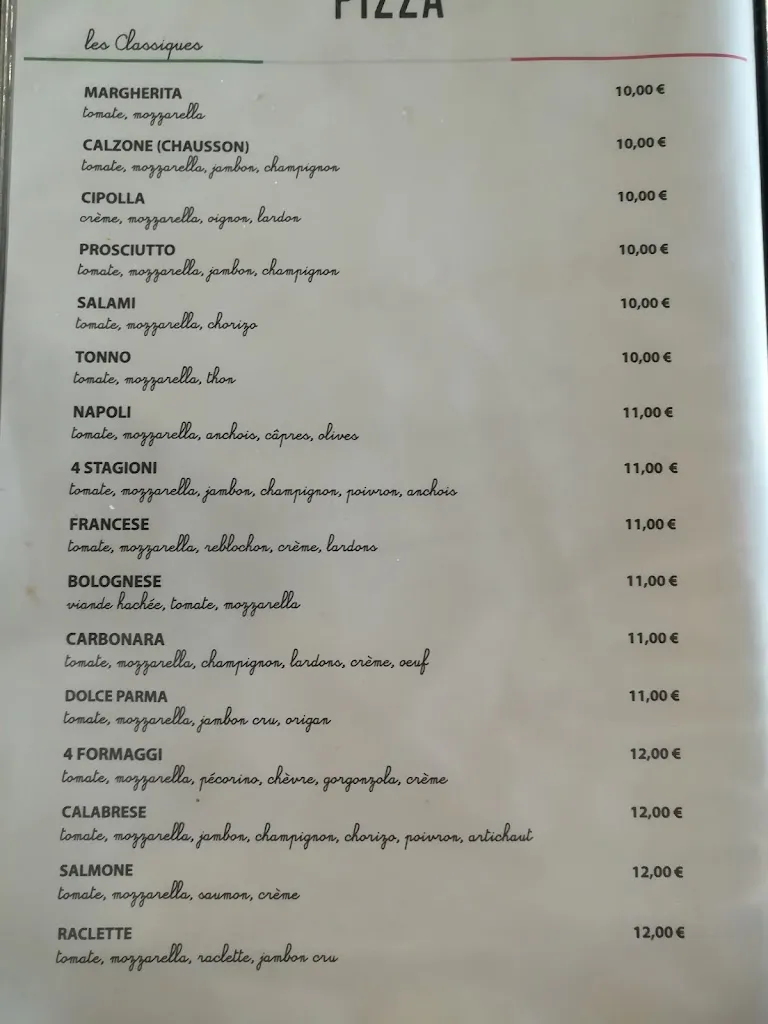 Menu_LA CALABRESE chez Francesco_Montréal-la-Cluse_immagine_4