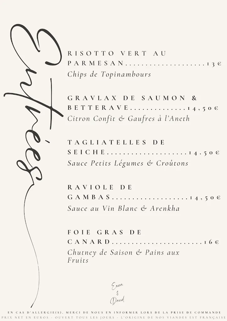 Menu_Le Relais Saint Clair_Guenrouet_image_2